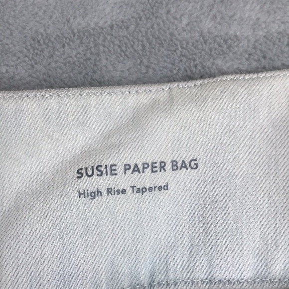 DL1961 Susie High Rise Paperbag Jeans Size 34 - Picture 3 of 14
